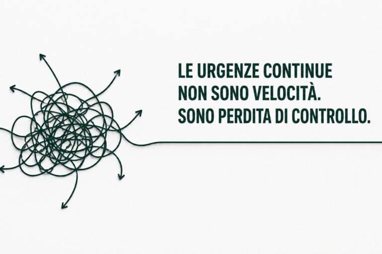 Groviglio di linee curve con frecce che si diramano da un unico filo continuo.