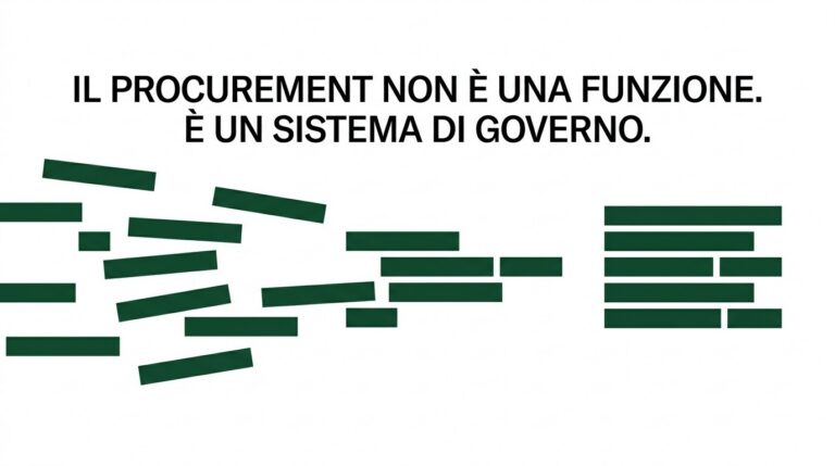 Barre verdi disposte in file irregolari a sinistra, ordinate in una griglia compatta a destra.