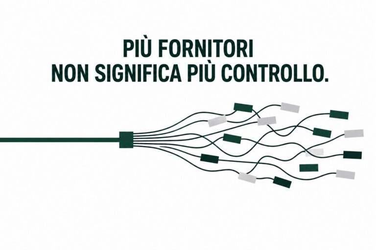 Linee ramificate che si diramano da un punto verso etichette rettangolari sparse.