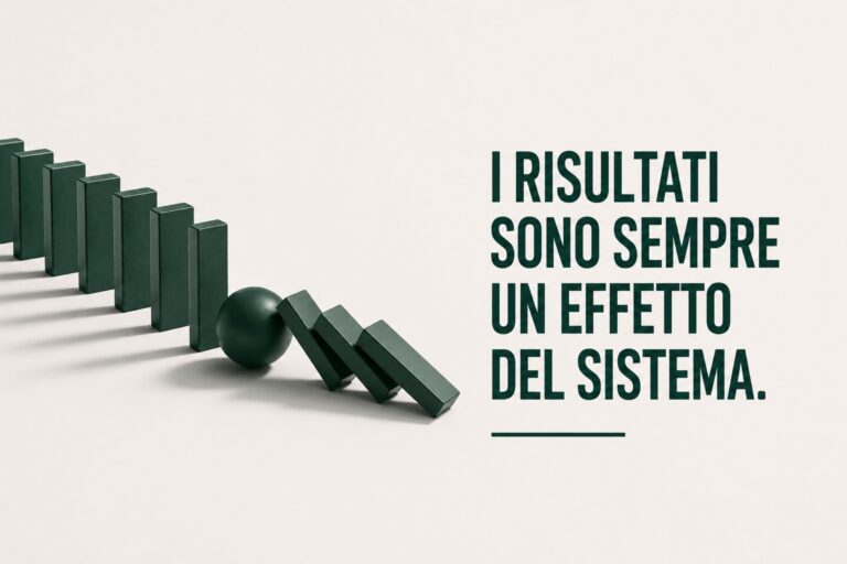 Fila di tessere del domino che cade, fermata da una sfera posizionata lungo il percorso.